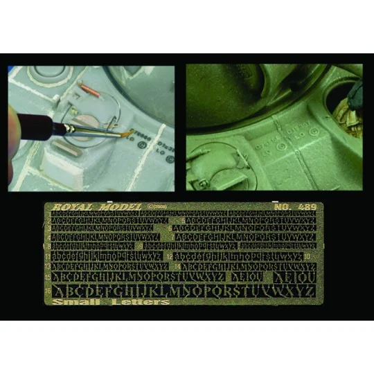 Letters (Small) - Royal Model RM489