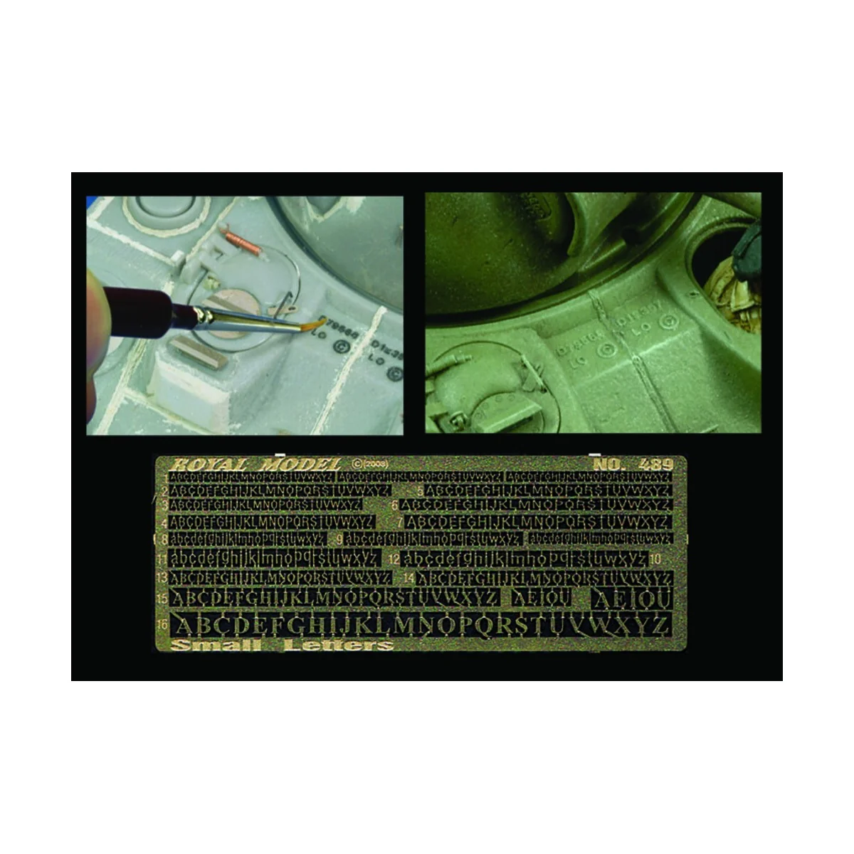 Letters (Small) - Royal Model RM489