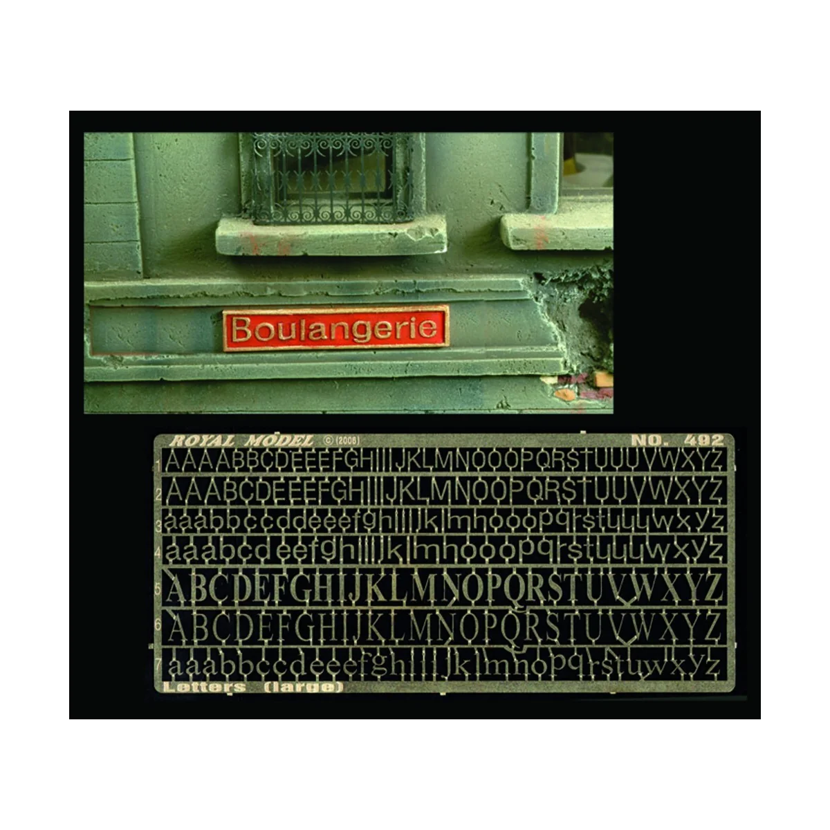 Letters (large) - Royal Model RM492