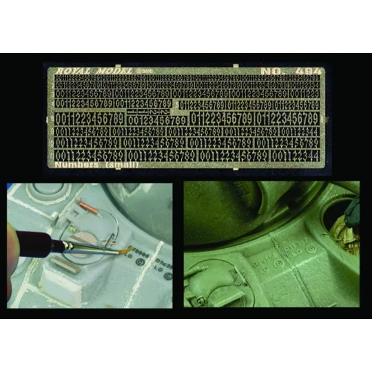 Numbers (small) - Royal Model RM494