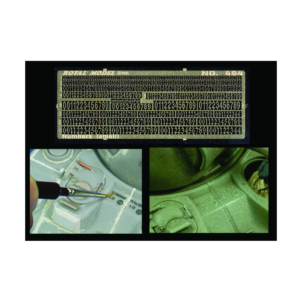 Numbers (small) - Royal Model RM494