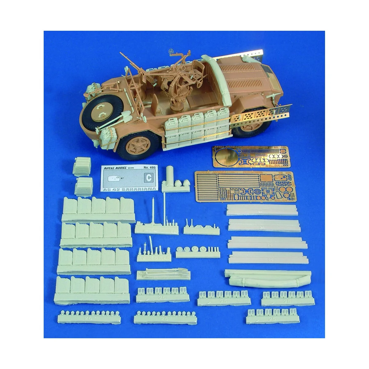 AS 42 Sahariana (for Italeri kit), 1/35 - Royal Model RM495