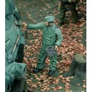 German tanker getting mud-camouflage-WWII, 1/35 - Royal Model RM525