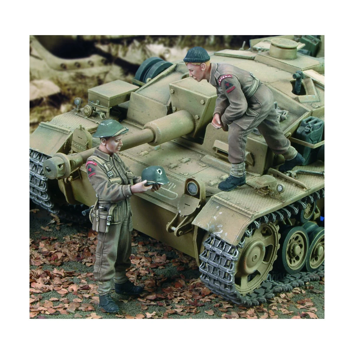 British Infantry (2 fig.) WWII, 1/35 - Royal Model RM552