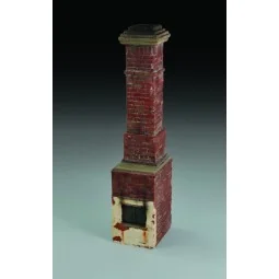 Russian house fireplace & chimney, 1/35 - Royal Model RM582