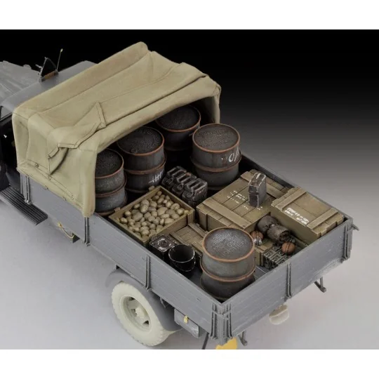 Opel Blitz canvas cover & stowage, 1/35 - Royal Model RM598