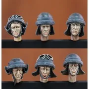 Italian tankers heads-WWII - Royal Model RM606