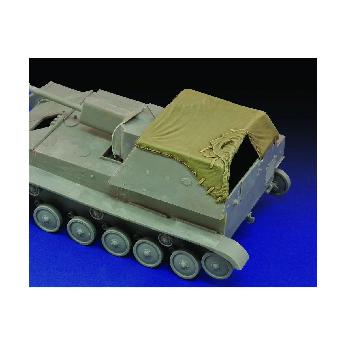 Canvas cover SU 76M, 1/35 - Royal Model RM607