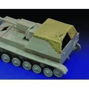 Canvas cover SU 76M, 1/35 - Royal Model RM607