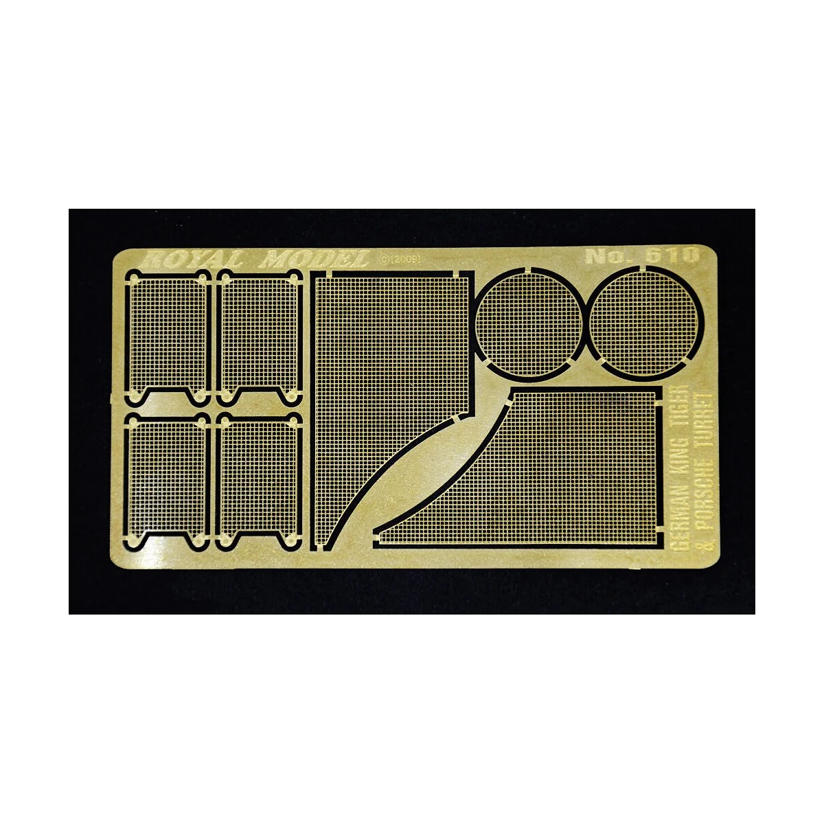 Engine grill screen Tiger II, 1/35 - Royal Model RM610