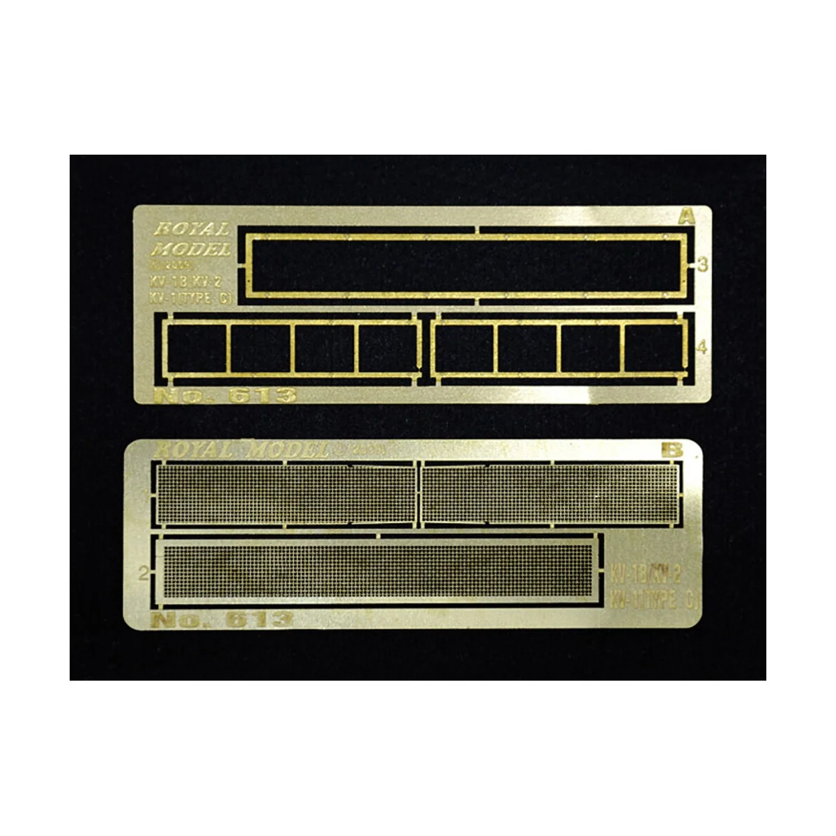 Engine grill screen KVI/II, 1/35 - Royal Model RM613