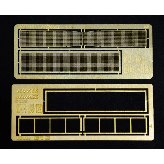 Engine grill screen KV 14 (SU-152), 1/35 - Royal Model RM615