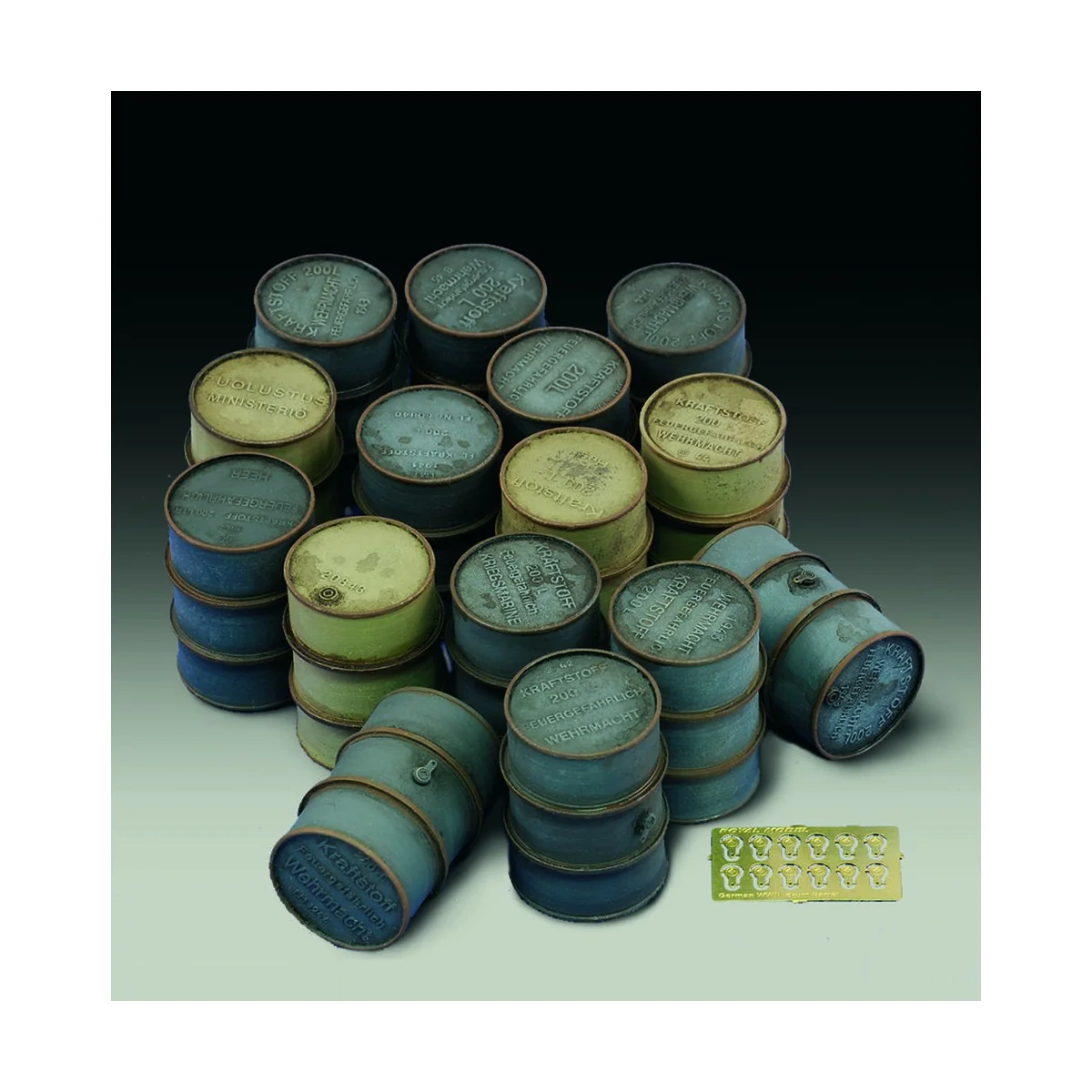 German oil drums-WWII, 1/35 - Royal Model RM617