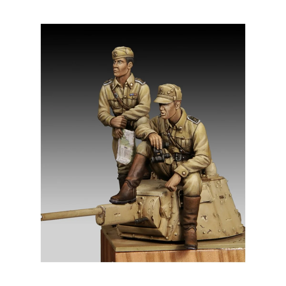 Tenente e Maresciallo dei cavalieri di Lodi, 1/35 - Royal Model RM619