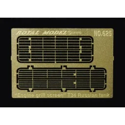 Engine grill screen T34, 1/35 - Royal Model RM625