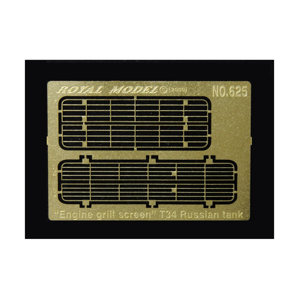 Engine grill screen T34, 1/35 - Royal Model RM625