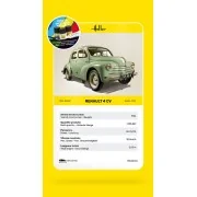 STARTER KIT Renault 4 CV, 1/24 - Heller 56762 STARTER KIT Renault 4 CV, 1/24 - Heller 56762