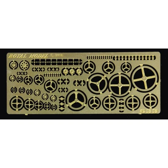 Assorted handwheels (all scale) - Royal Model RM633