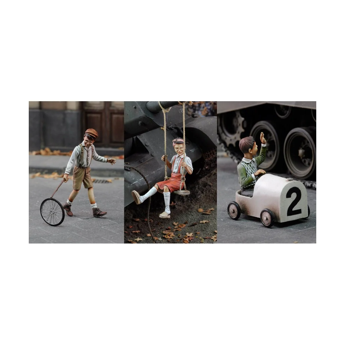 Children playing, 1/35 - Royal Model RM638