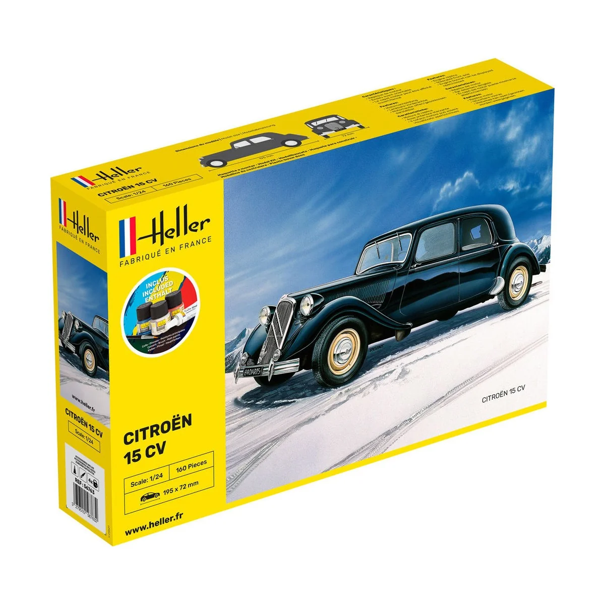 STARTER KIT Citroen 15 CV - Heller 56763