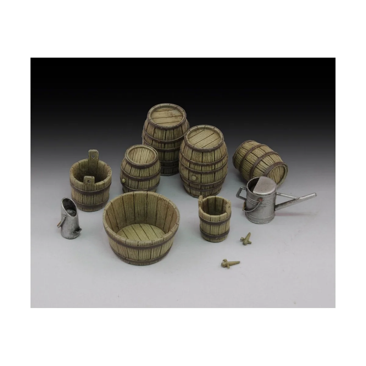 Wine barrels and farm accessories, 1/35 - Royal Model RM641