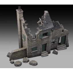 House ruin (Ardenne), 1/35 - Royal Model RM654