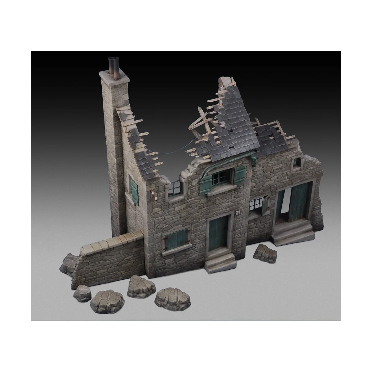 House ruin (Ardenne), 1/35 - Royal Model RM654