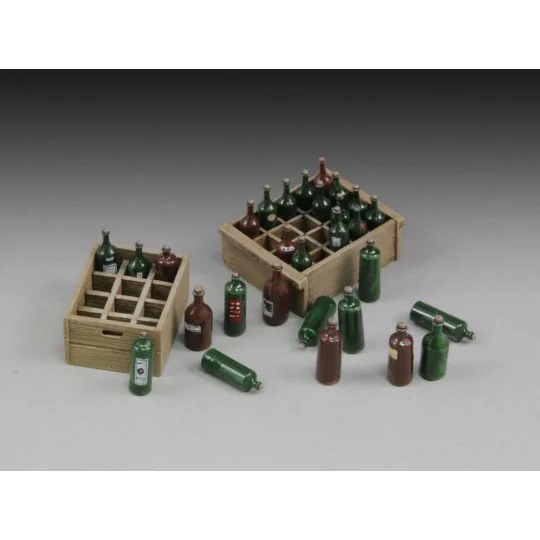 Wine bottles and crates - Royal Model RM655
