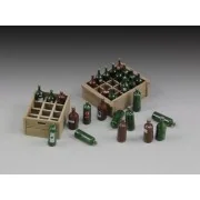 Wine bottles and crates, 1/35 - Royal Model RM655