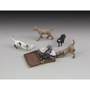 Dogs and cats, 1/35 - Royal Model RM662