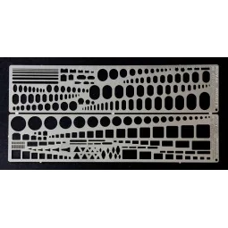 Templates set stencils (all scales) - Royal Model RM671