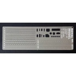 Templates set stencils (Airplanes, 1/32 - Royal Model RM672