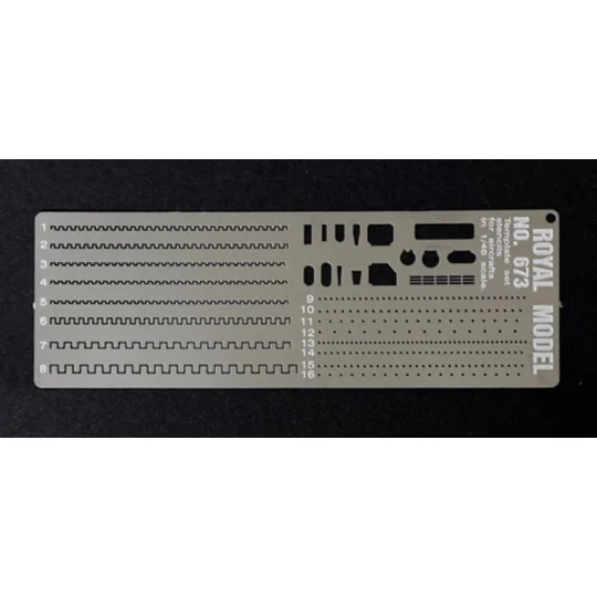 Templates set stencils (Airplanes - Royal Model RM673