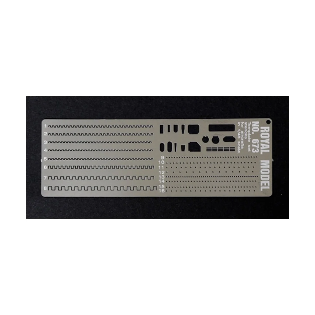 Templates set stencils (Airplanes - Royal Model RM673