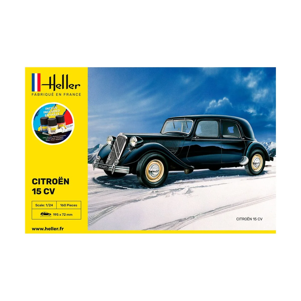 STARTER KIT Citroen 15 CV - Heller 56763