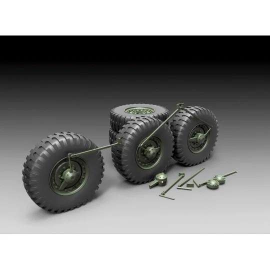 DUKW sagged wheels, 1/35 - Royal Model RM742