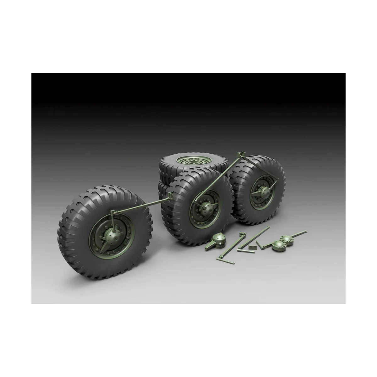 DUKW sagged wheels - Royal Model RM742