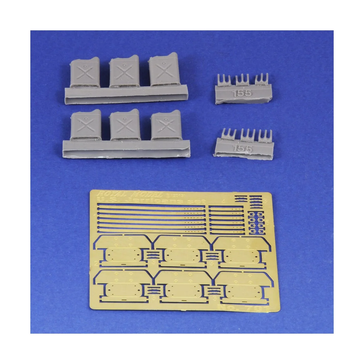U.S. jerricans set-WWII, 1/35 - Royal Model RM755