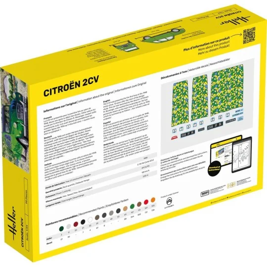 STARTER KIT Citroen 2 CV - Heller 56765