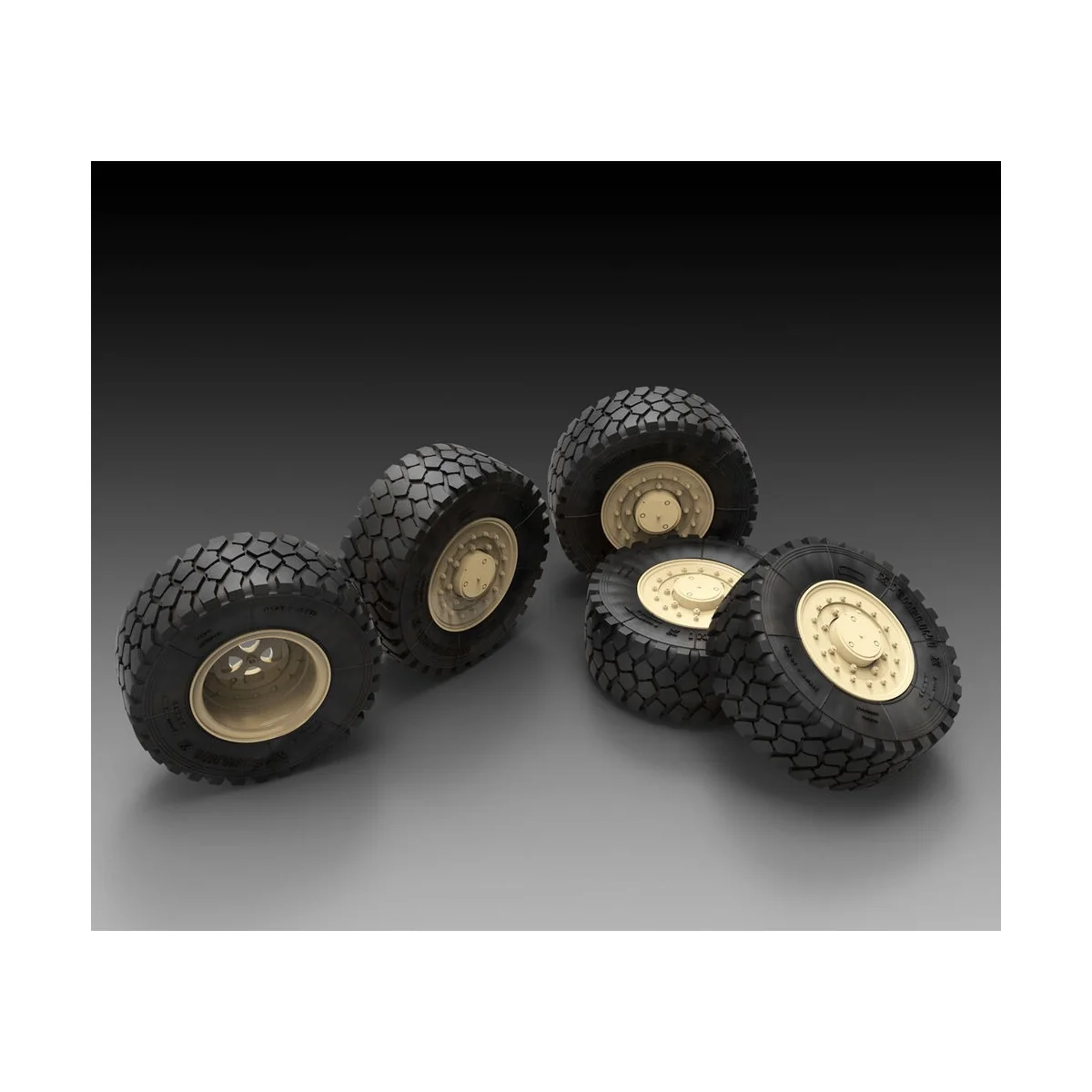 RG-31 mk.3 sagged wheels, 1/35 - Royal Model RM784