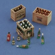 Champagne, cognac e wine bottles with crates - Royal Model RM801