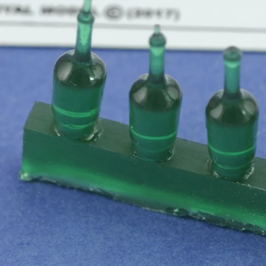 Champagne, cognac e wine bottles with crates, 1/35 - Royal Model RM801