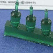 Champagne, cognac e wine bottles with crates, 1/35 - Royal Model RM801