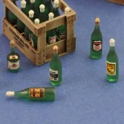 Champagne, cognac e wine bottles with crates, 1/35 - Royal Model RM801