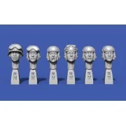 U.S. tanker heads WWII, 1/35 - Royal Model RM808