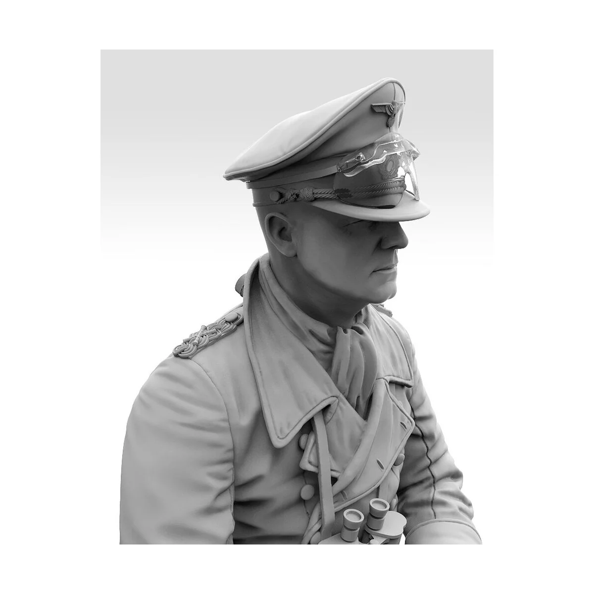 Erwin Rommel with tripod telescope, 1/35 - Royal Model RM820