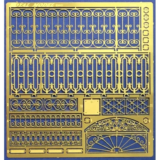 Assorted Railings Set, 1/35 - Royal Model RM825