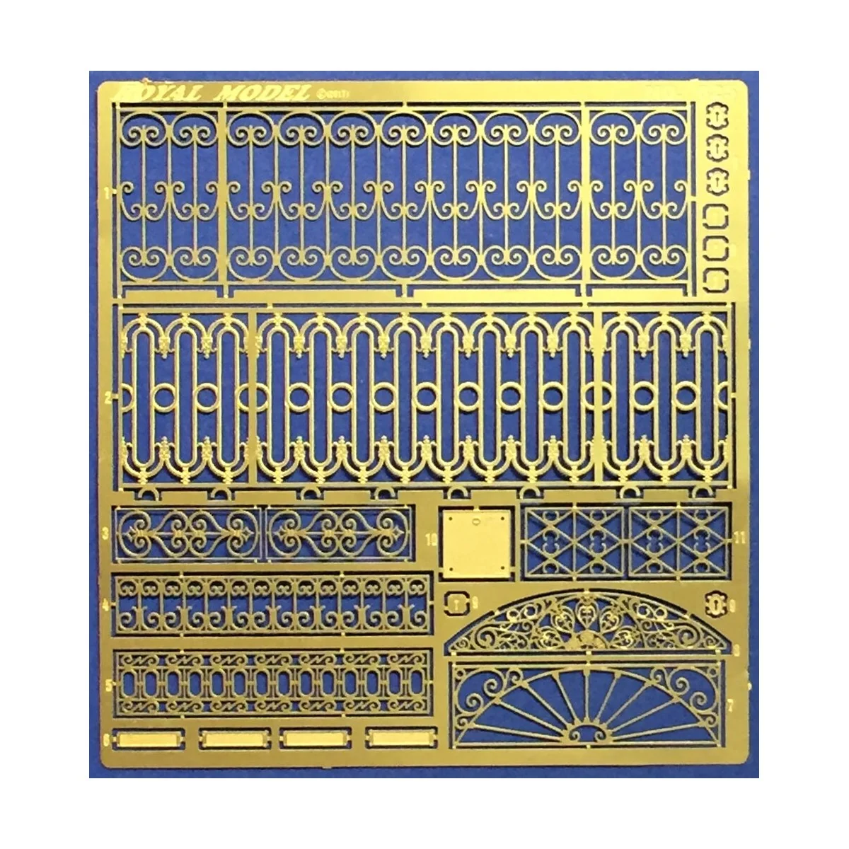 Assorted Railings Set, 1/35 - Royal Model RM825