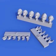 Apes Heads & Hands set, 1/35 - Royal Model RM833