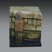 Stone dock section (1/35-32 scale), 1/35 - Royal Model RM838